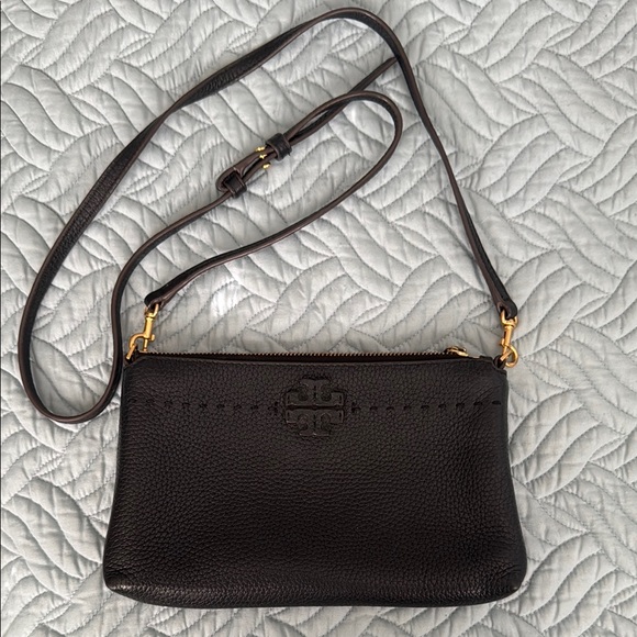 Tory Burch Handbags - Black Leather Crossbody Bag